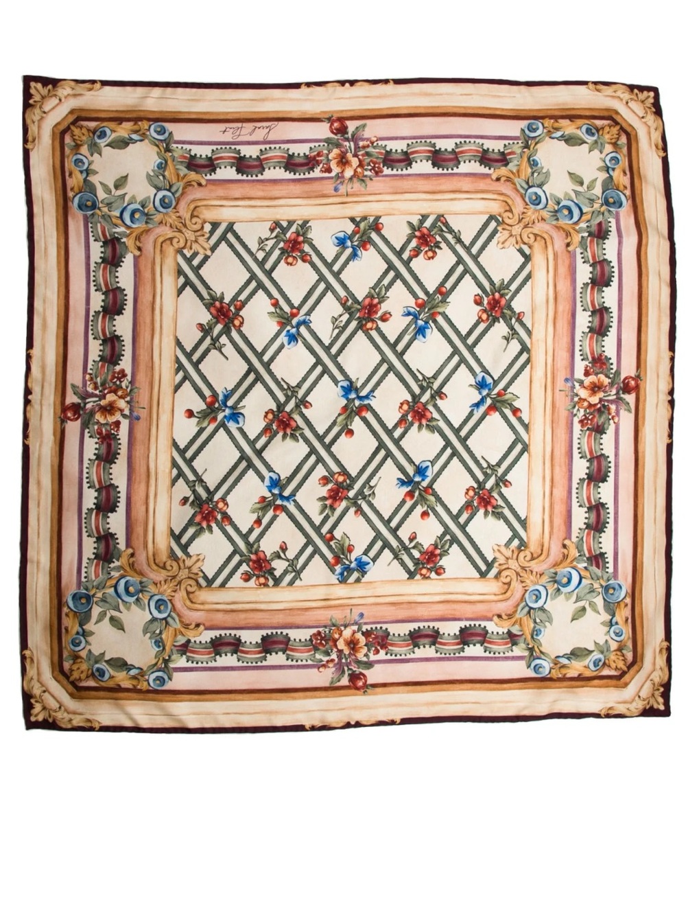 Sarah Flint Silk Printed Scarf